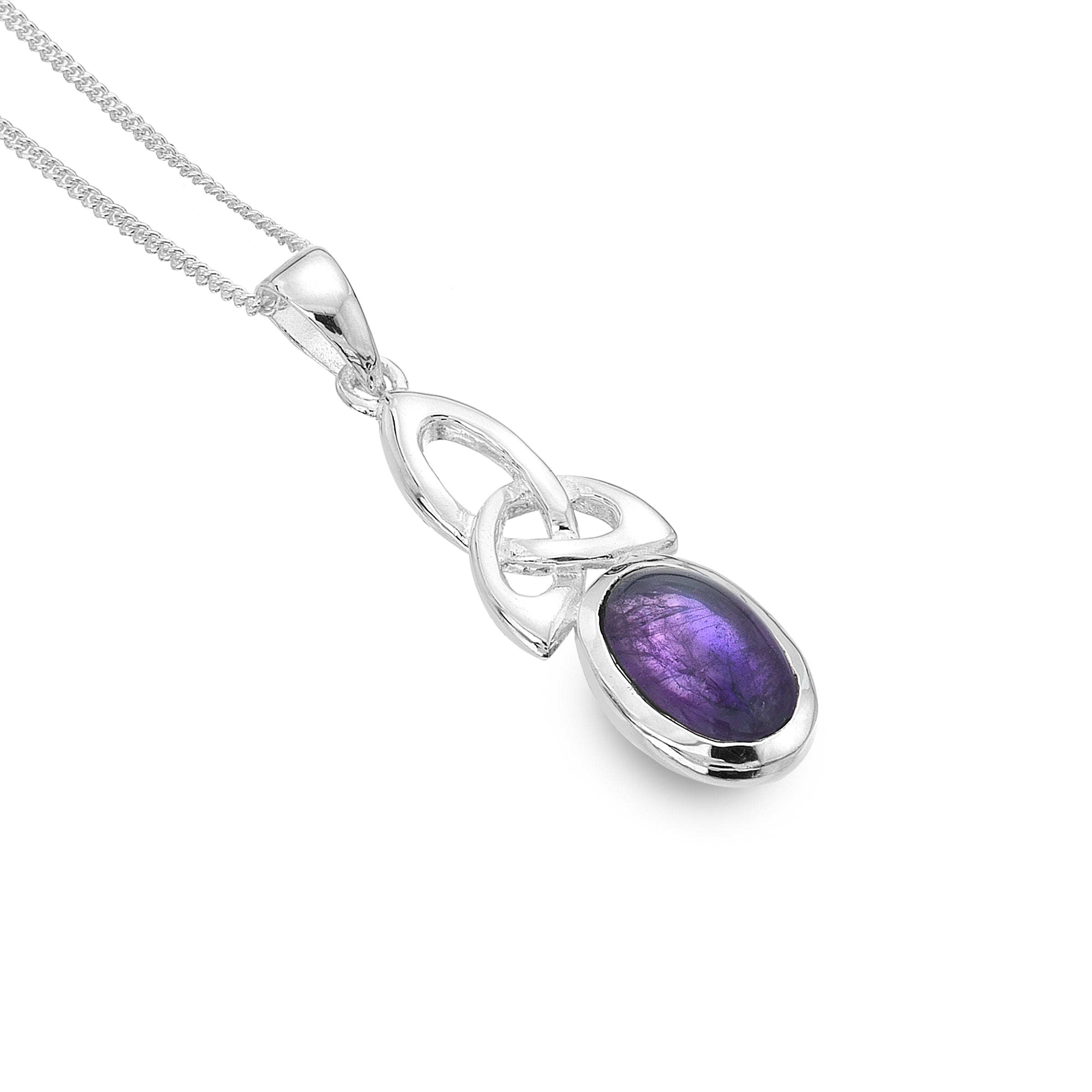 Amethyst Celtic Heritage Pendant